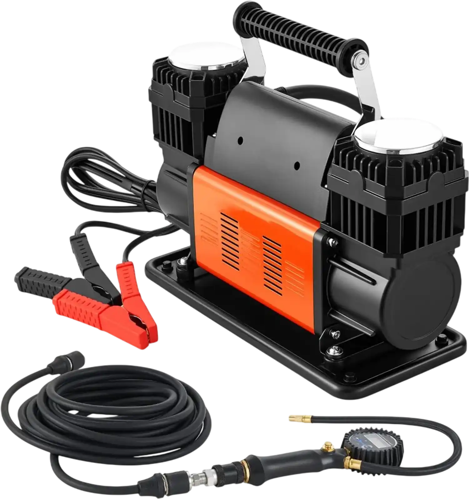 Vevor Tire Inflator Dual-Cylinder Heavy-Duty Air Compressor 12V 150 PSI 10.6 CFM New