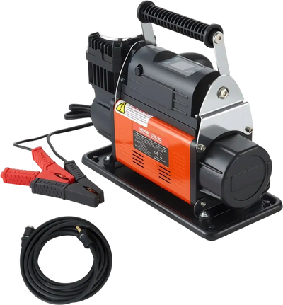 Vevor Heavy-Duty Air Compressor 12V Portable Tire Inflator with LCD Display 7.14 CFM 150 PSI New