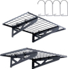 VEVOR Garage Storage Shelving, 2 Pack, 3 x 2 ft Heavy Duty Garage Shelves Wall Mounted, 500 lbs Load Capacity(Total) Garage Storage Rack Floating Shelves, Suitable for Shop, Shed, Garage Storage