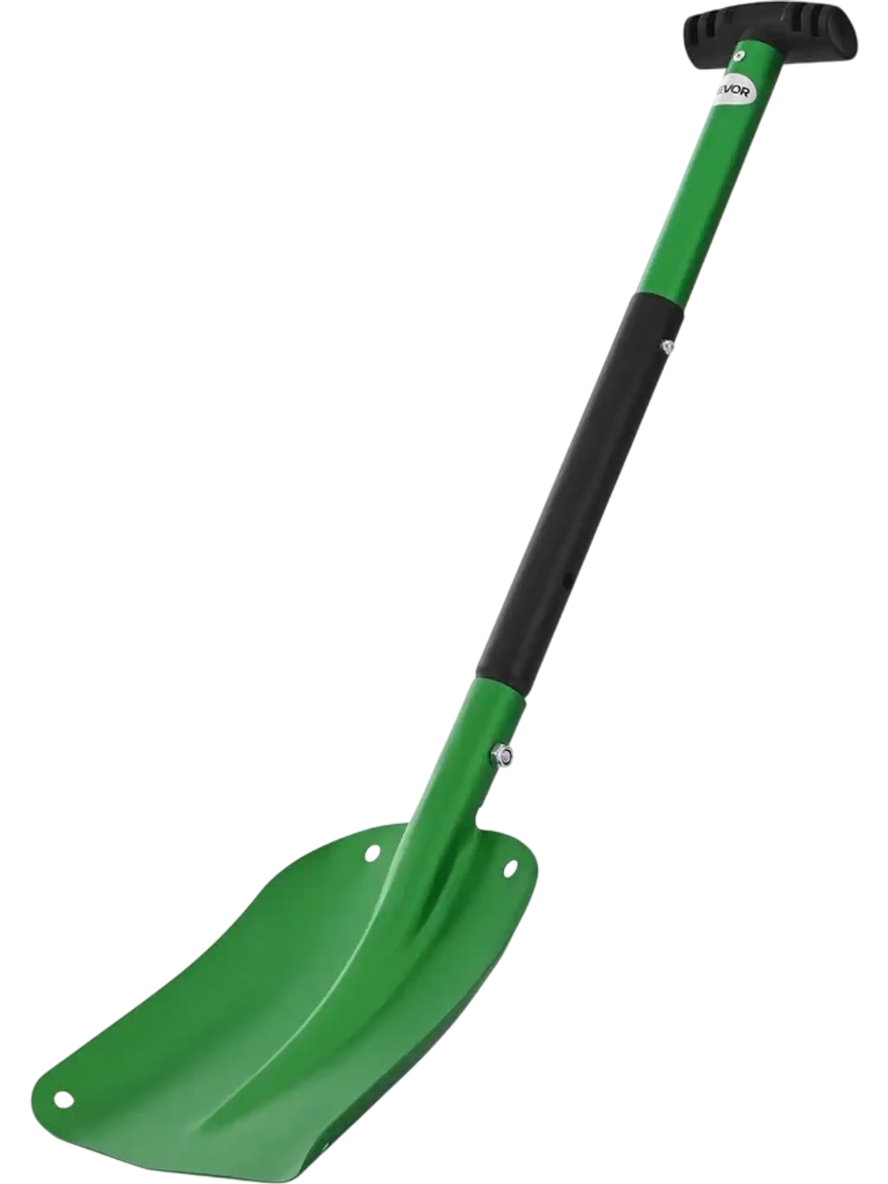 VEVOR Snow Shovel for Driveway, 8.5 in Wide Aluminum Alloy Snow Shovel with T-shaped Handles, Large Capacity Snowplow Shovels, Portable & Lightweight Snows Removal Tool for Garden Car Camping