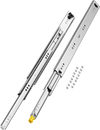 VEVOR Heavy Duty Drawer Slides 24inch, 1 Pair Locking Drawer Slides 250lbs Load Capacity, Side Mount Ball Bearing, 3-Fold Full Extension