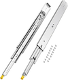 VEVOR 1 Pair Full Extension Drawer Slides 18 20 22 28 30 32 36 38 40 44 48 52 56 60 in, 500 lbs Load Capacity Locking Drawer Slides, Ball Bearing with Lock Side Mount Drawer Slide Rail