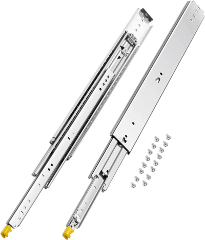 Vevor Drawer Slides Heavy-Duty Full Extension Ball Bearing Locking Side Mount 28