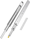 VEVOR Drawer Slides, 1 Pair 36inch Locking Drawer Slides, 500lbs Load Capacity, Side Mount Ball Bearing Drawer Glides, Long Full Extension Drawer Slide