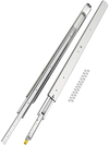 KFFKFF Set of Two Drawer Rails, Sizes Varying from 16 to 60 inches, 500 lbs Weight Tolerance, Lockable Ball Bearing Side Mounted Drawer Slide Rail