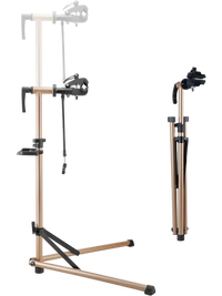 VEVOR Bike Repair Stand, 88 lb Heavy-duty Bicycle Work Stand with 41.3-59.8 in Adjustable Height & Magnetic Tool Tray, Foldable Bicycle Maintenance Rack, Shop Home Mechanics for Mountain & Road Bike