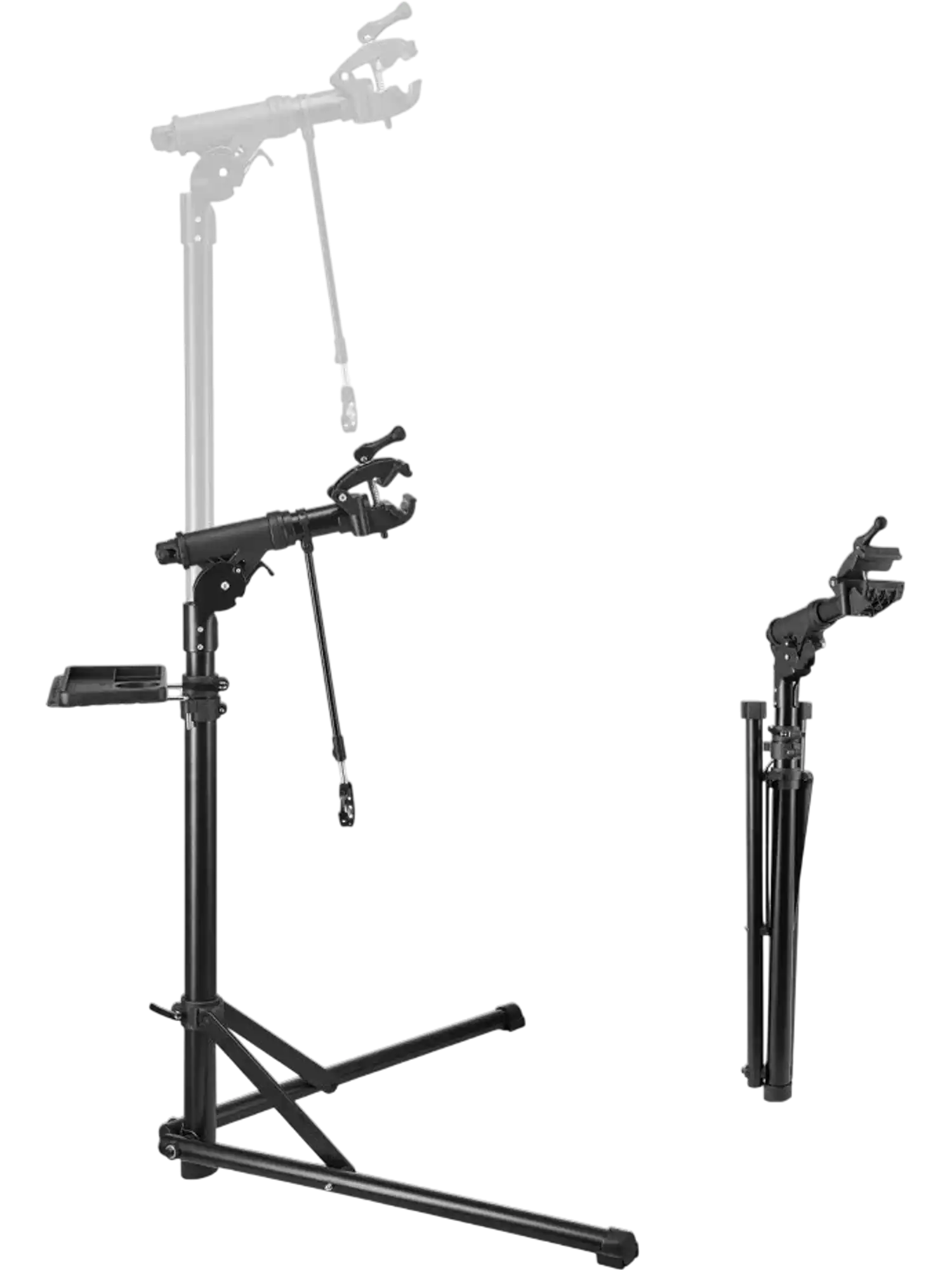Vevor Bike Repair Stand Portable Adjustable Bicycle Maintenance Rack with Magnetic Tool Tray New