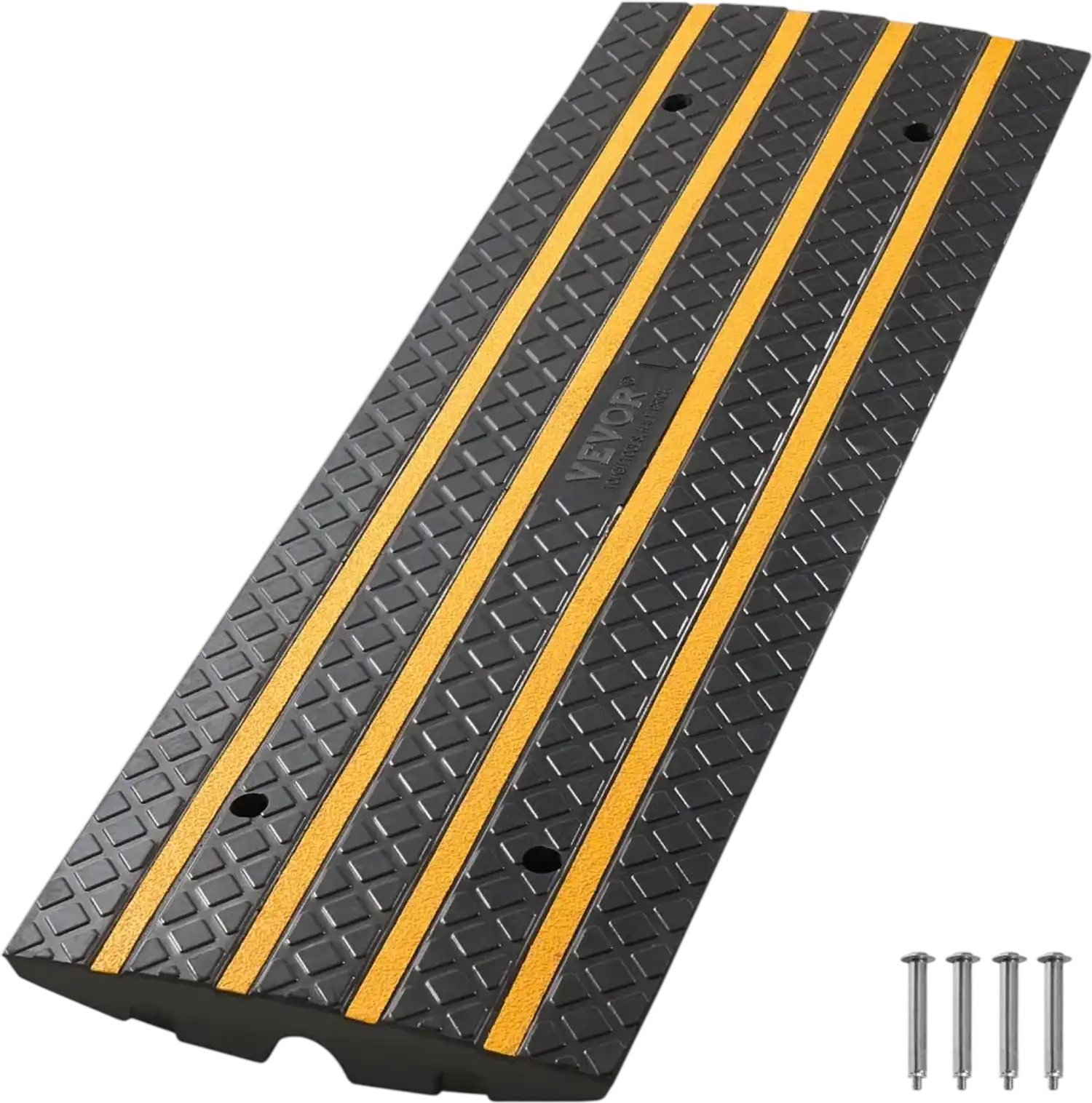 Vevor Curb Ramp Rubber Driveway Threshold 48.8 x 16.1 x 2.6