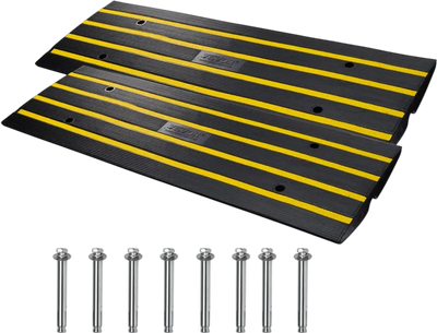 VEVOR Curb Ramp, 2 Pack, 2.6