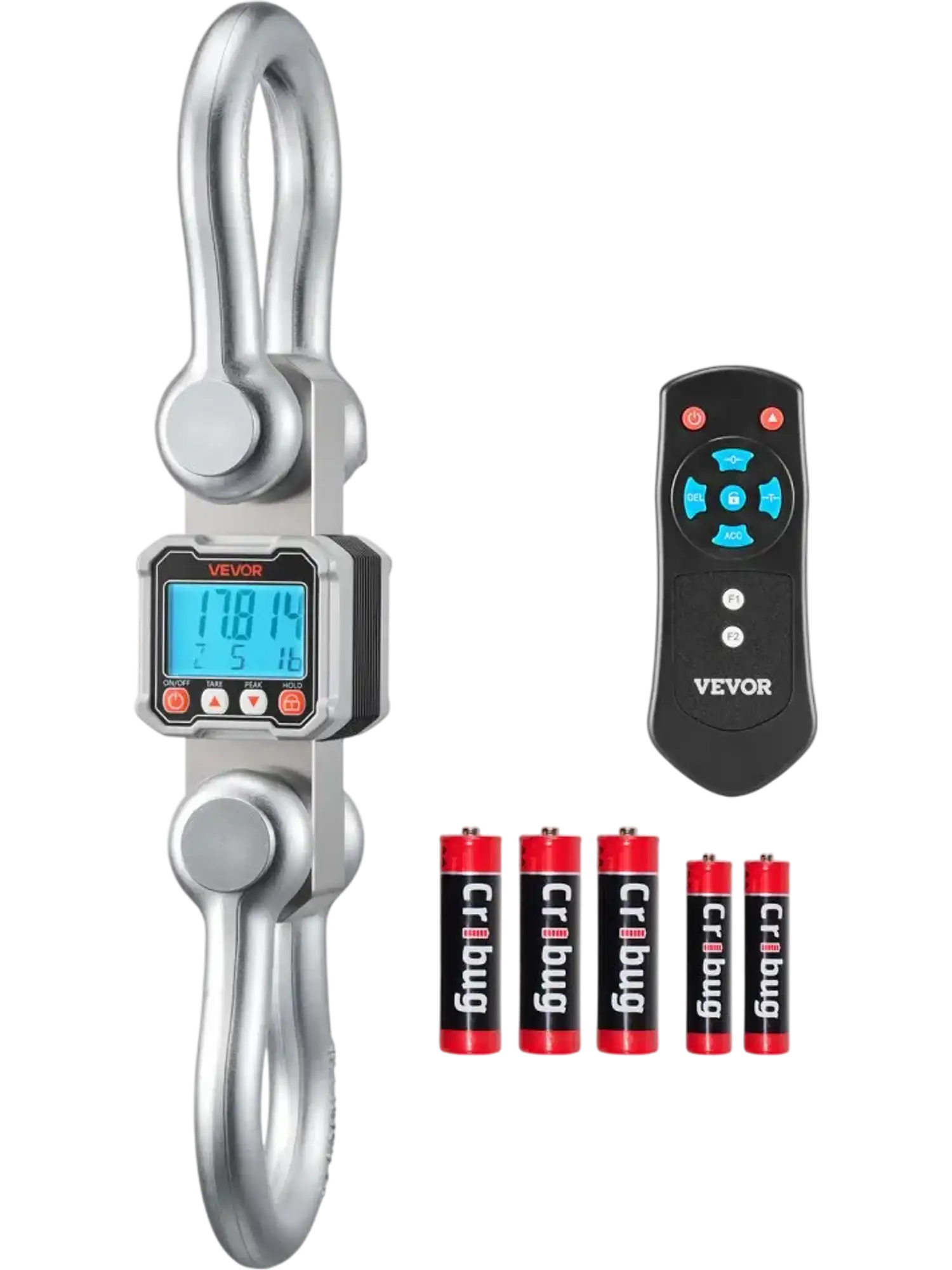 Vevor Crane Scale 22000 lbs Digital Hanging Scale with LCD Display and Remote Control New