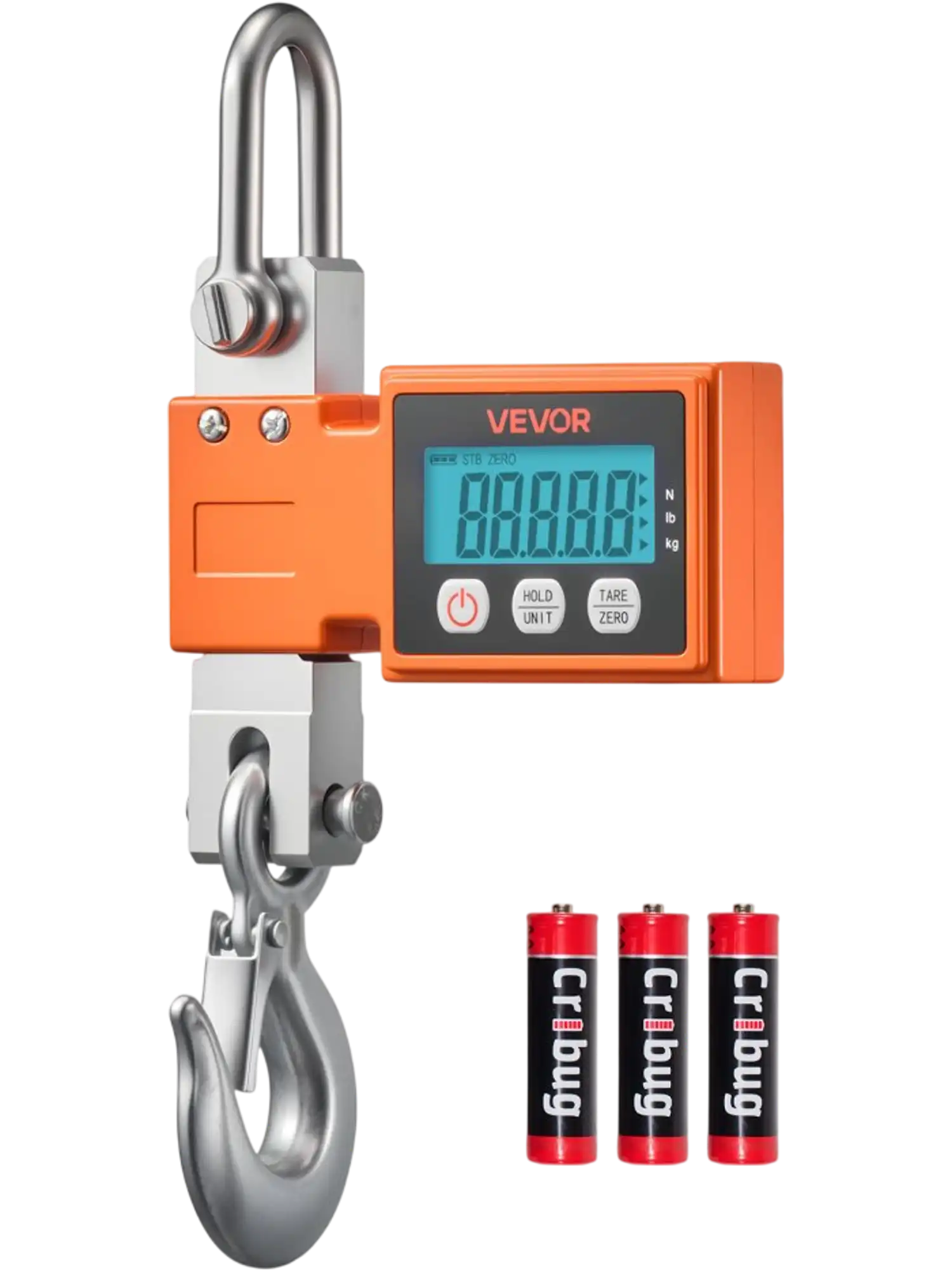 Vevor Crane Scale Digital 1100 lbs 500 kg Industrial Hanging Scale New