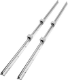 VEVOR Linear Guide Rail Set, SBR16 1500mm, 2 PCS 59 in/1500 mm SBR16 Guide Rails and 4 PCS SBR16UU Slide Blocks, Linear Rails and Bearings Kit for Automated Machines DIY Project CNC Router Machines