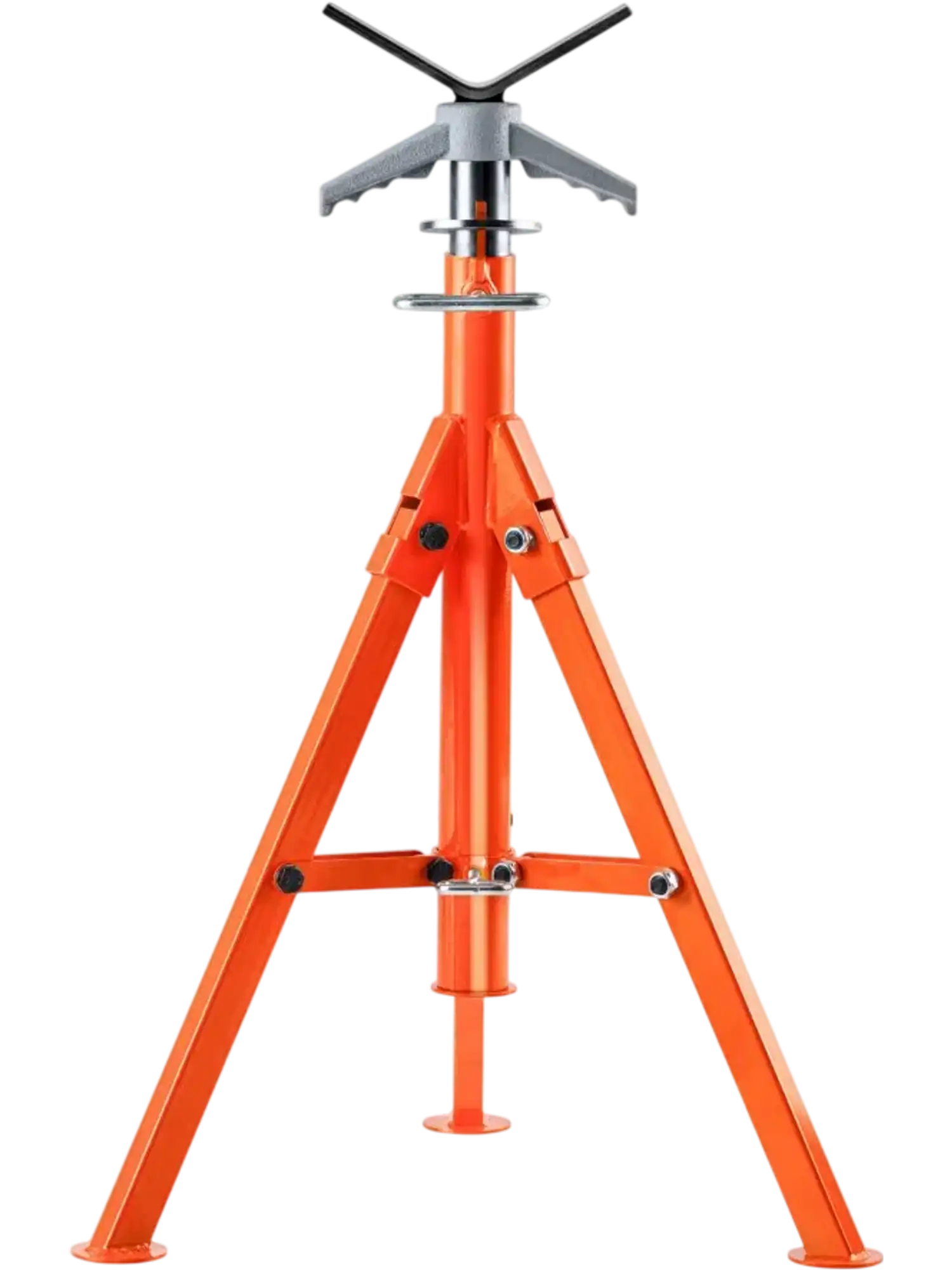 Vevor Pipe Stand 2500 lbs Height Adjustable V-Head Jack Stand New