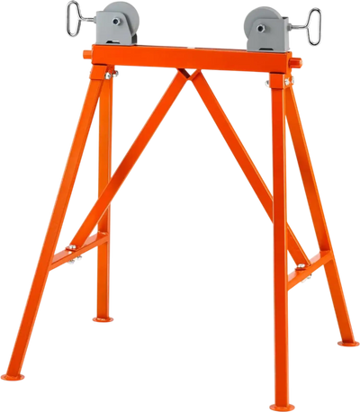VEVOR Pipe Stand with Roller Head 2500 LBS Load for 2-36 inches Pipes 45# Steel