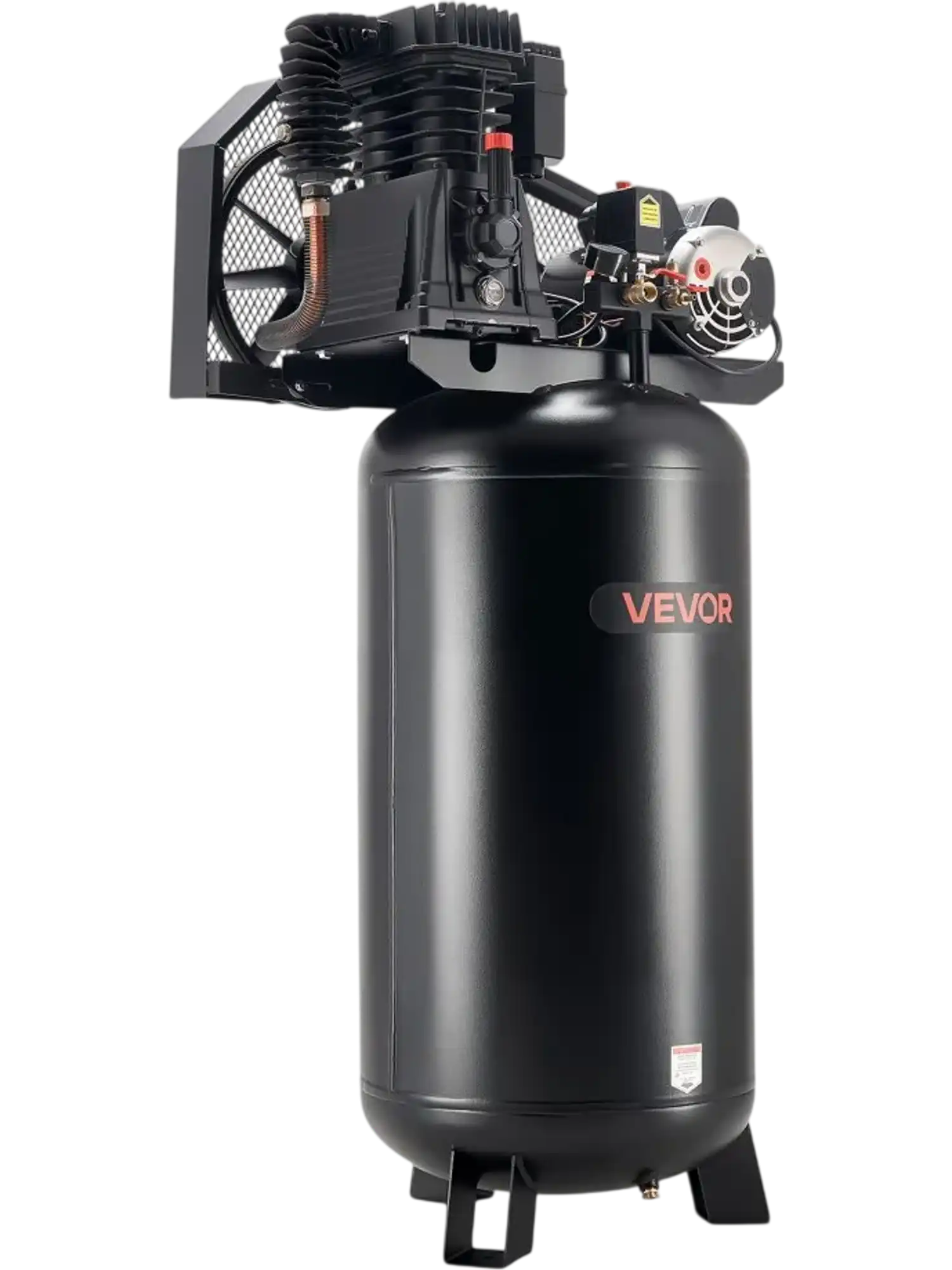 Vevor Heavy-Duty Oil-Lubricated Air Compressor 60 Gallon 5 HP 12 SCFM 145 PSI Vertical Tank New