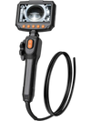 VEVOR Articulating Endoscope with Light, Two-Way Articulated Borescope Camera, 4.3" HD IPS Screen, 1280 x 720 Lens, 8X Zoom, IP67 Waterproof Inspection Snake Camera for Auto, Plumbing (4.9FT Cable)
