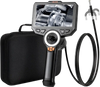 VEVOR Articulating Endoscope with Light, 4-Way 360° Articulated Borescope Camera, 0.24" Slim Lens 1920 x 1080, 6" HD IPS Screen, 7000mAh Battery, IP67 Waterproof for Automotive & Mechanical Inspection