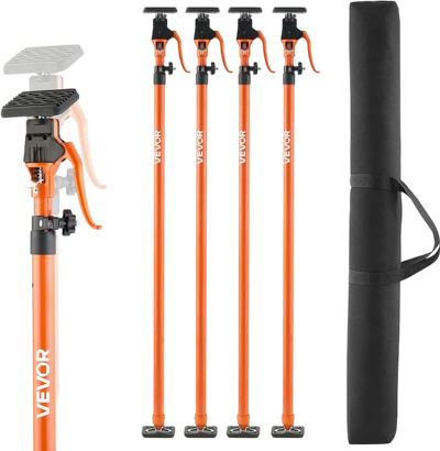Vevor Cabinet Jack Support Pole Telescopic Quick Support Rod 4-Pack 49.2-114.6