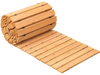 VEVOR Wooden Garden Pathway, 12 ft L x 22 in W, Non-Slip Straight Garden Walkway, Roll Out Cedar Outdoor Walkway Path with Wire Rope Connection, Decorative Garden Paver for Backyard Wedding Party