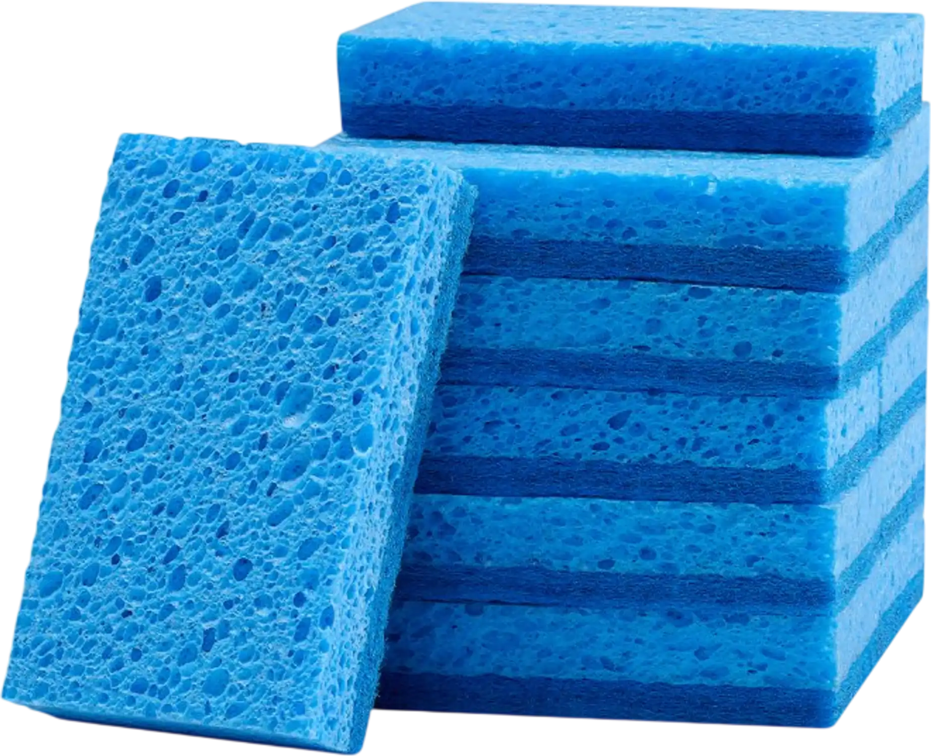 Vevor Sponges 12-Piece Natural Kitchen Cellulose Scrub Pad Cleaning Sponges New