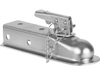 VEVOR Straight Trailer Coupler, for 2-Inch Hitch Ball, 2-Inch Channel, 3500 lbs Capacity, Heavy Duty Trailer Tongue Coupler, Ideal for Towing Station Wagons, Pickup Trucks, SUVs, Zinc Plated Surface