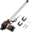 VEVOR Linear Actuator 12V, 16 Inch Heavy Duty 1320lbs/6000N Linear Actuator, 0.19"/s Linear Motion Actuator with Mounting Bracket & IP44 Protection for Electric Door Industrial Machinery Vessels Cargo
