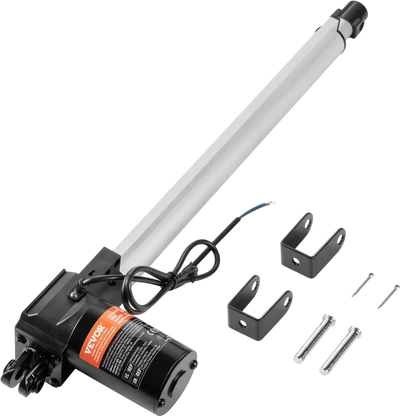 VEVOR Linear Actuator 12V, 16 Inch Heavy Duty 1320lbs/6000N Linear Actuator, 0.19