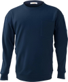 VEVOR FR Shirts, Flame Resistant Long Sleeve Clothing Lightweight 7 oz Breathable Cotton, Men's Fire Retardant Work Shirt with Pre-shrink Treatment & Pocket, for Welders,Electricians,Navy Blue M