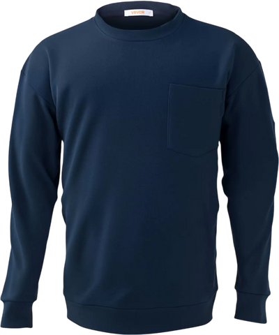 Vevor FR Shirt Flame Resistant Long Sleeve Workwear for Men Navy Blue M New