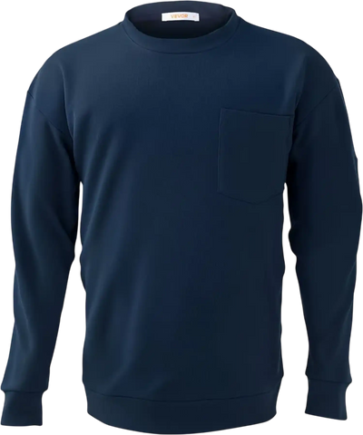 Vevor Flame-Resistant Shirt Long Sleeve Workwear for Men Navy Blue XL New