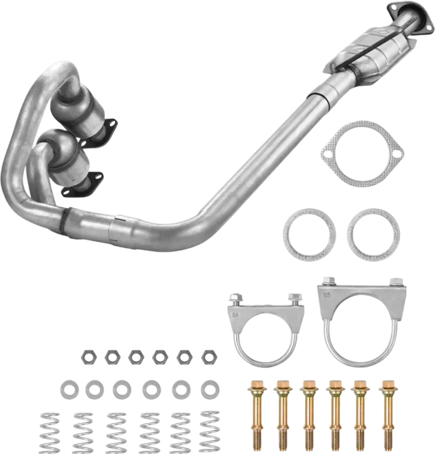 Vevor Catalytic Converter Jeep Wrangler 4.0L L6 Front Rear 2-Pack New