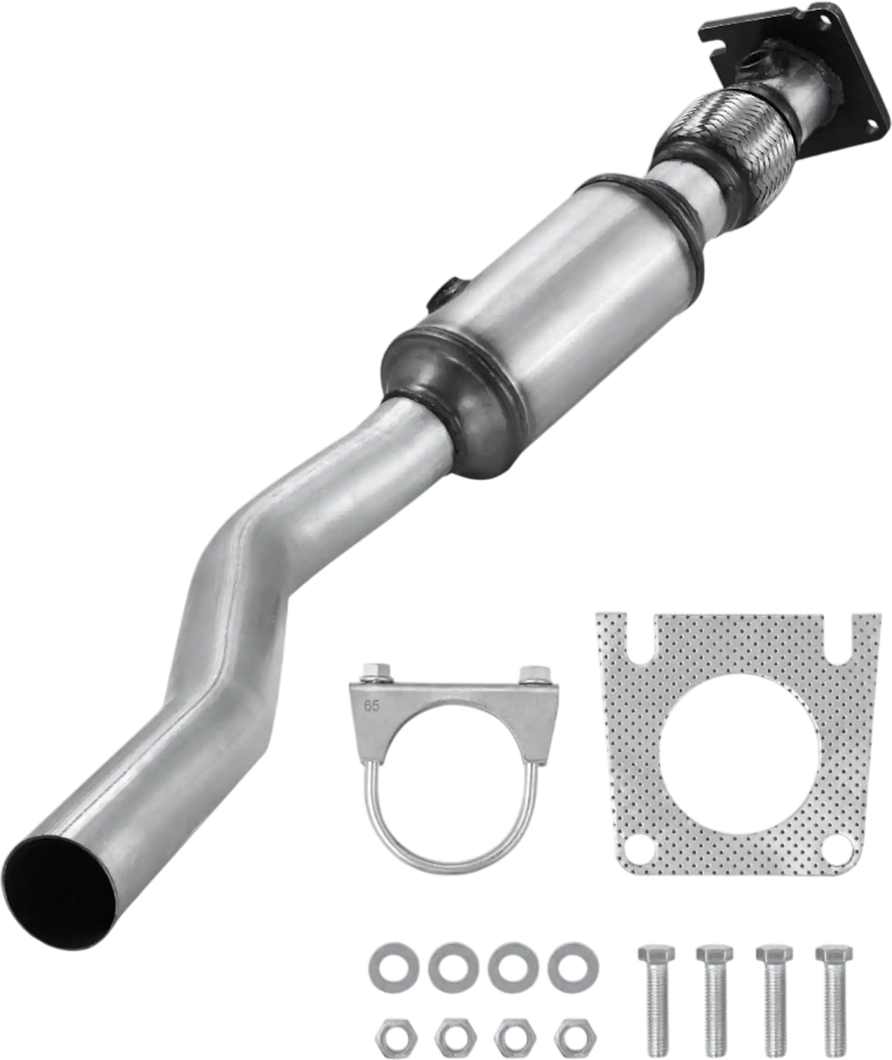 VEVOR Catalytic Converter, Compatible with Chrysler 200 Sebring/Dodge Avenger Caliber Journey /Jeep Compass Patriot, 2.4L L4, Front, Replacement OE 54735, Stainless Steel, for Exhaust Gas Purification