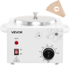 VEVOR Single Wax Warmer, 600ML Professional Wax Warmer for Hair Removal, 32 ℉ to 176℉ Adjustable Electric Waxing Heater Pot with 100PCS Waxing Sticks for Home Use, Beauty Salon, Spa