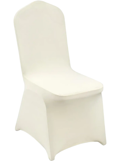 Vevor Chair Covers Stretch Spandex Folding Slipcovers 100 Pcs Ivory White New