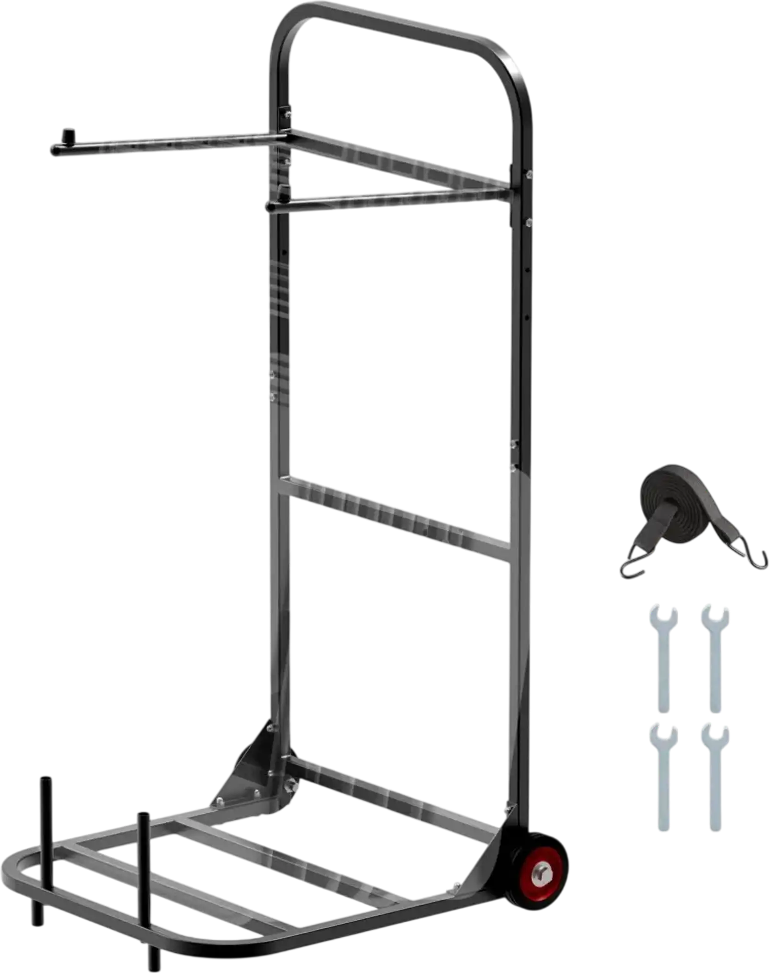 Vevor Folding Chair Rack On Wheels Heavy-Duty Storage Cart New