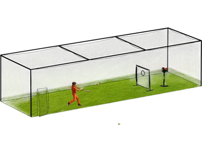 Vevor Baseball Batting Cage 41.7' x 12.8' x 10.1' Freestanding Portable Net Only New