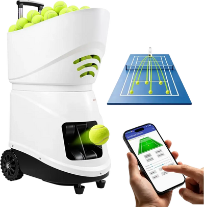 Vevor Tennis Ball Machine App-Controlled Training Launcher New