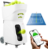 VEVOR Tennis Ball Machine,4H Runtimeand110 Ball Capacity Auto Ball Launcher, for Beginners and Pro Practice Training, with App Remote Control, Spin Control, 2 Training Modes, and Speeds up to 75MPH