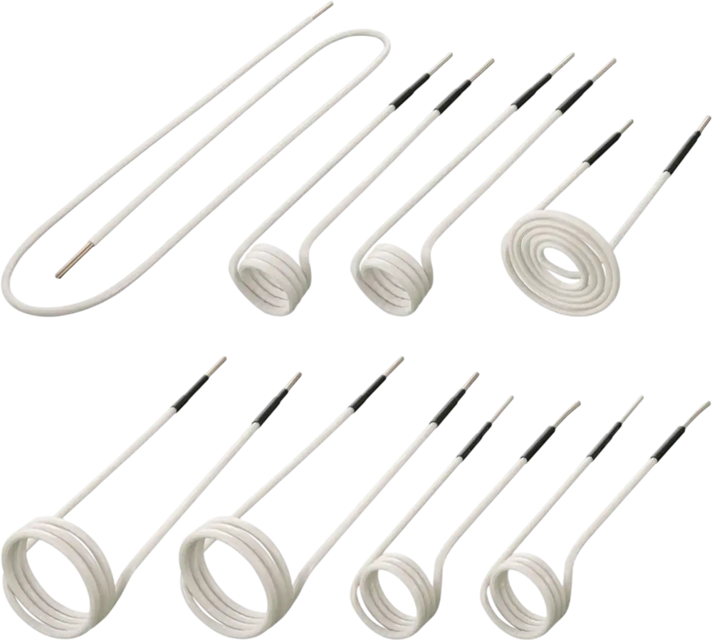 VEVOR Induction Heater Coil Kit 8PCS Most Used Induction Heater Coils with Varying Lengths, Heat Resistant Induction Heater Tool with Flexibility and Long Lifespan For Removing Rusty Bolts and Nuts