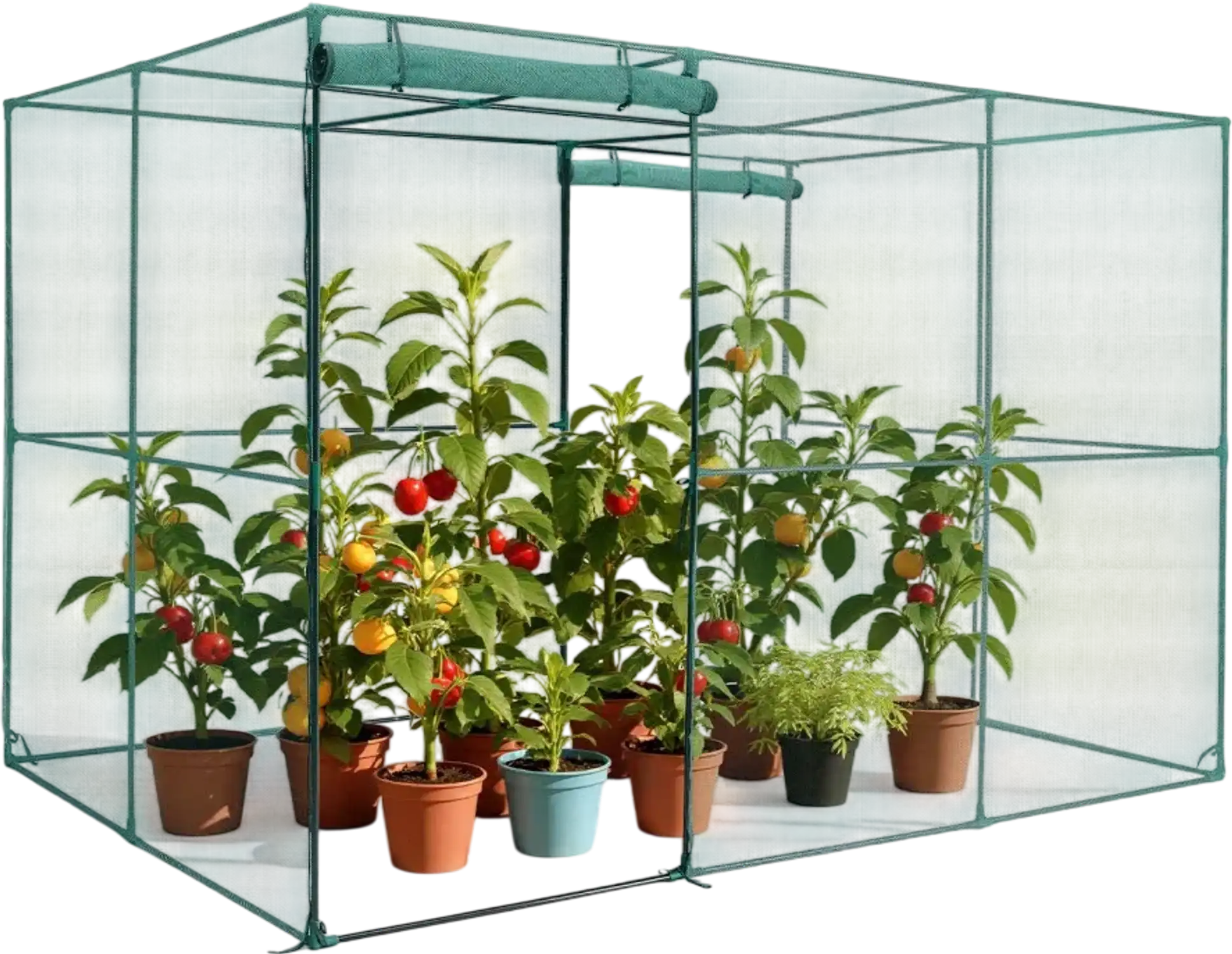 Vevor Crop Cage 9.5' x 6.36' Plant Protection Tent with Zippered Door New
