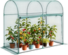VEVOR Crop Cage, 5.9 x 2.98 x 4.9 ft Plant Protection Tent with Zippered Door, Wind-Resistant Tall Crop Cage, Easy to Install, Outdoor Raised Bed Cover with Frame, Plant Netting for Garden Patio Lawn