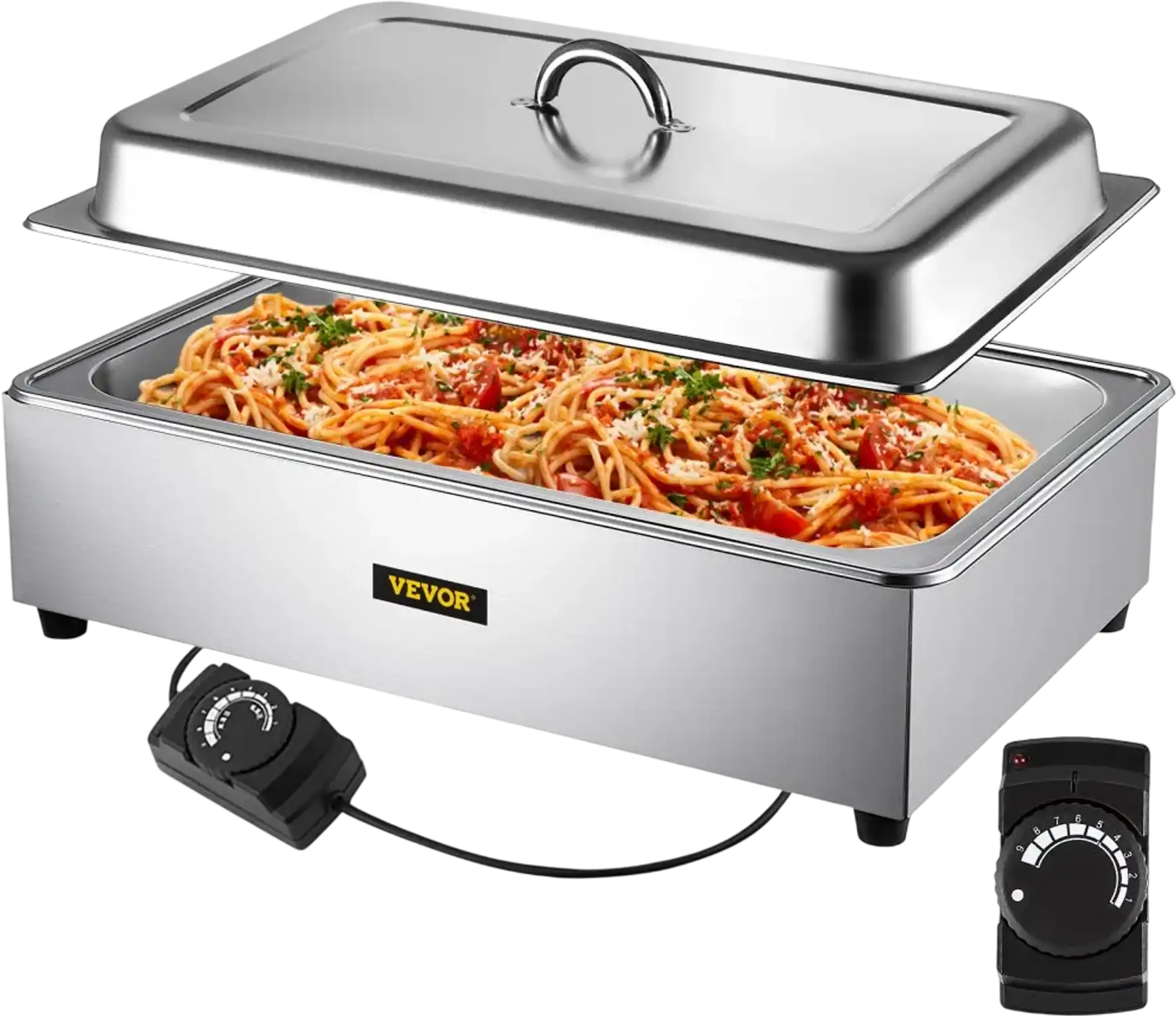 Vevor Food Warmer Commercial Stainless Steel Bain Marie Buffet 9.5 Qt New