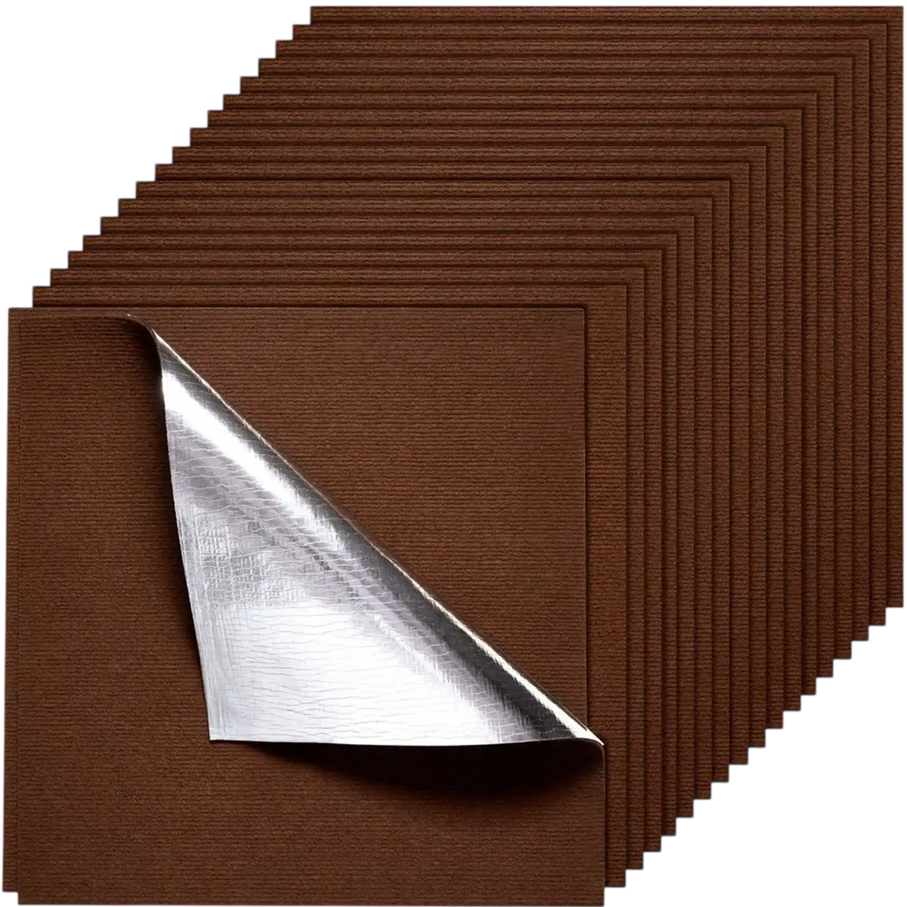 VEVOR Carpet Tiles 24x24 inch, 20 Pack Peel and Stick Carpet Square Rug, Self Adhesive Commercial Floor Soft Padded for Seamless Cover 80sq.ft², Easy DIY Replacement for Living Room Office,Dark Brown
