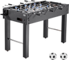 VEVOR Foosball Table, 48 inch Standard Size Table, Indoor Full Size Foosball Tables for Home, Family, and Game Room, Durable Soccer Set, Includes 2 Balls, Score Keeper, and 2 Cup Holders