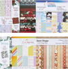 VEVOR Scrapbook Paper, 72 Sheets, 6 x 6 in Mixed Special Patterned Paper Set for VEVOR Die Cutting and Embossing Machine, Vibrant Color, for Decorations, Scrapbooking, Card Making, and DIY Crafting
