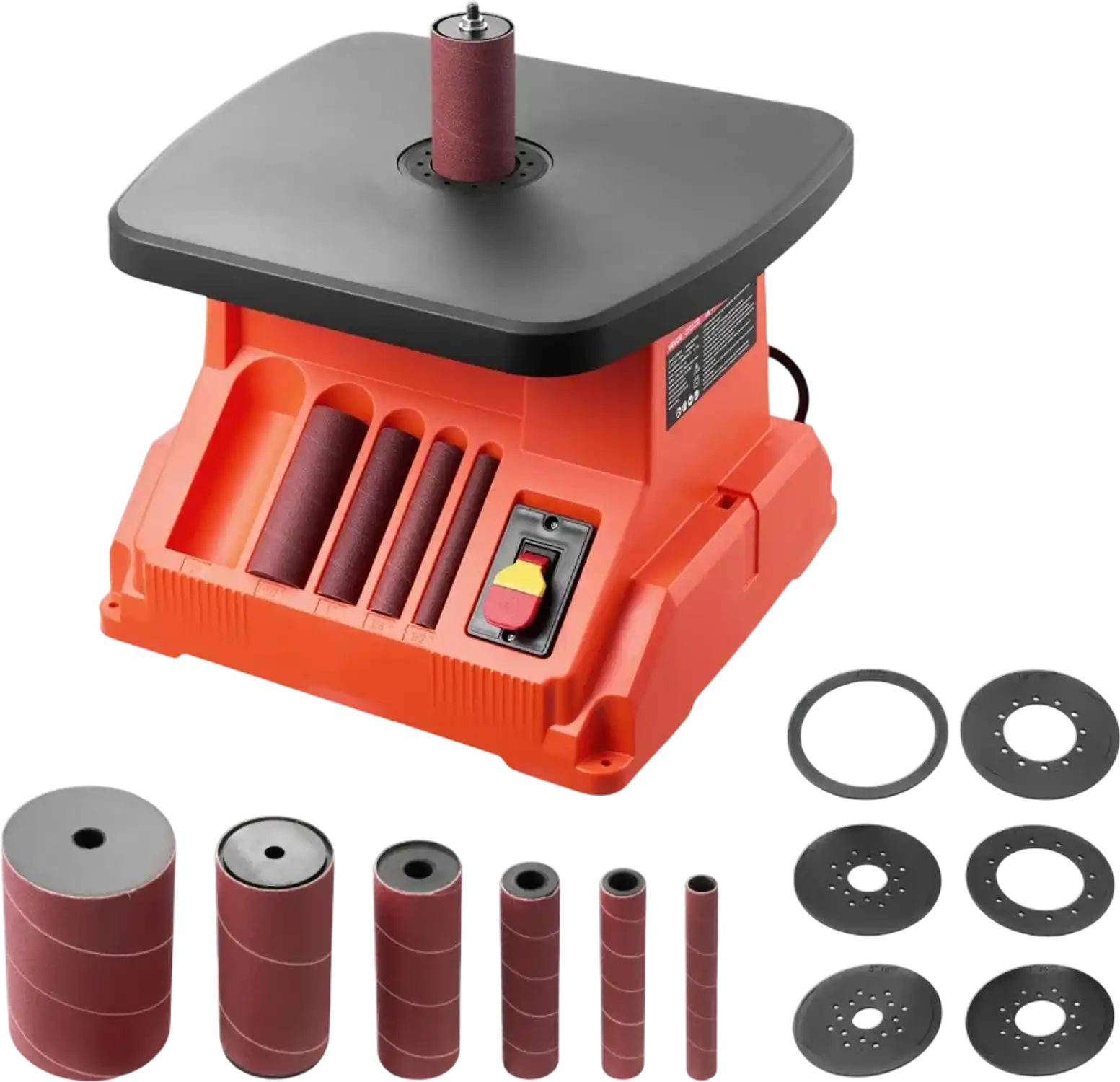 Vevor Oscillating Spindle Sander Benchtop 2400 RPM with 6 Sleeves New