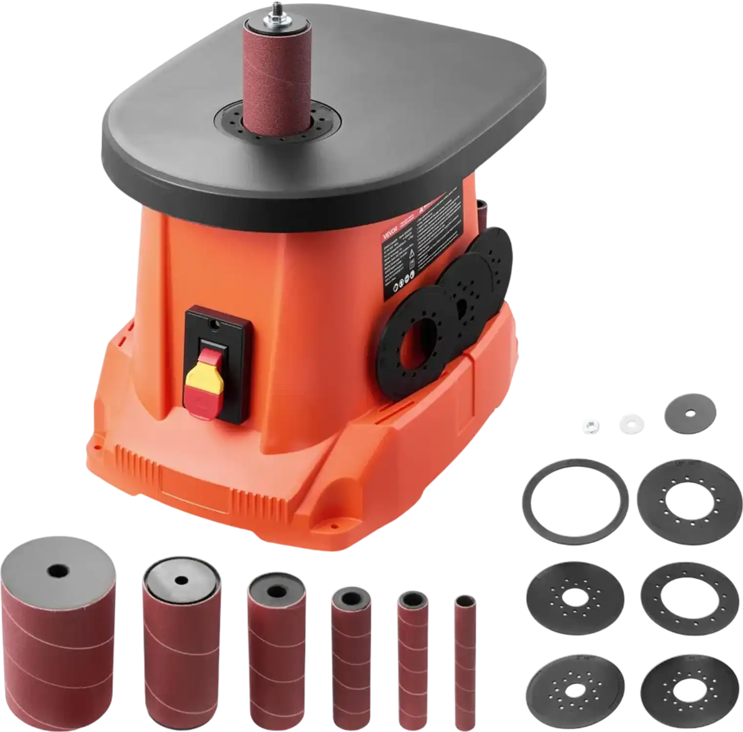 Vevor Oscillating Spindle Sander Benchtop Woodworking Sander 2400 RPM 6 Sleeves New