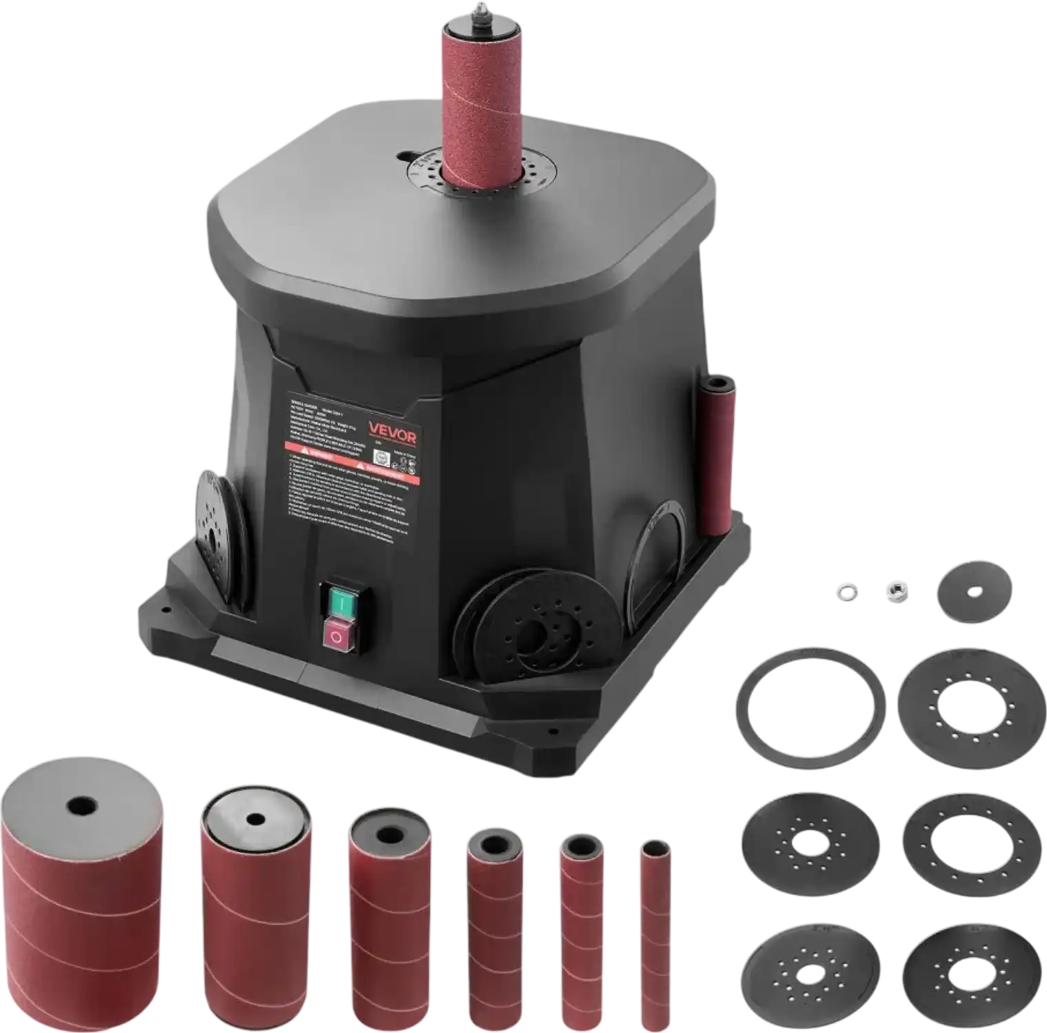 Vevor Oscillating Spindle Sander Benchtop 2000 RPM Woodworking Sander New