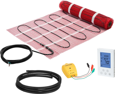 Vevor Floor Heating Mat 15 sq.ft 120V Electric Radiant System with Smart Thermostat New