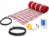 VEVOR 90 sqft Self-Adhesive Mesh Floor Heating Mat System, 120V Electric Radiant Heated Floor System, with Smart Control Thermostat & Alarm, Easy Installation for Tile, Stone, Vinyl